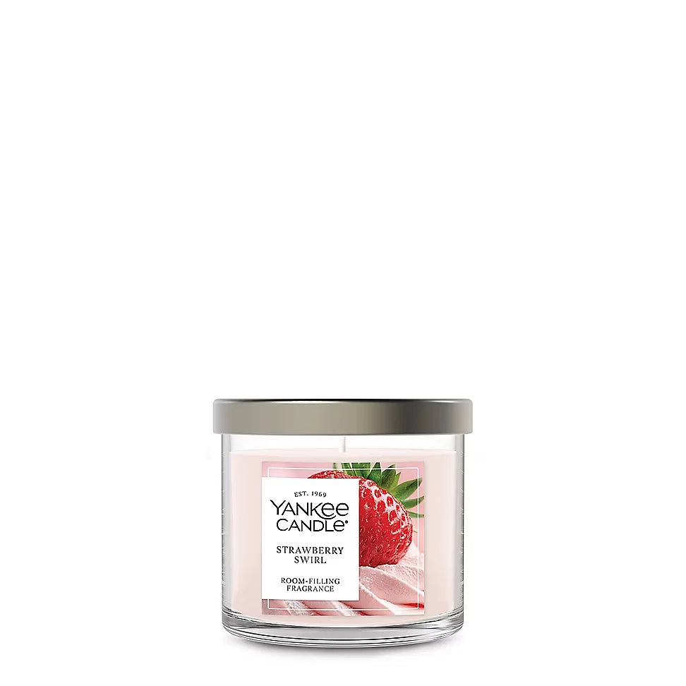 Strawberry Swirl Small Tumbler Candle