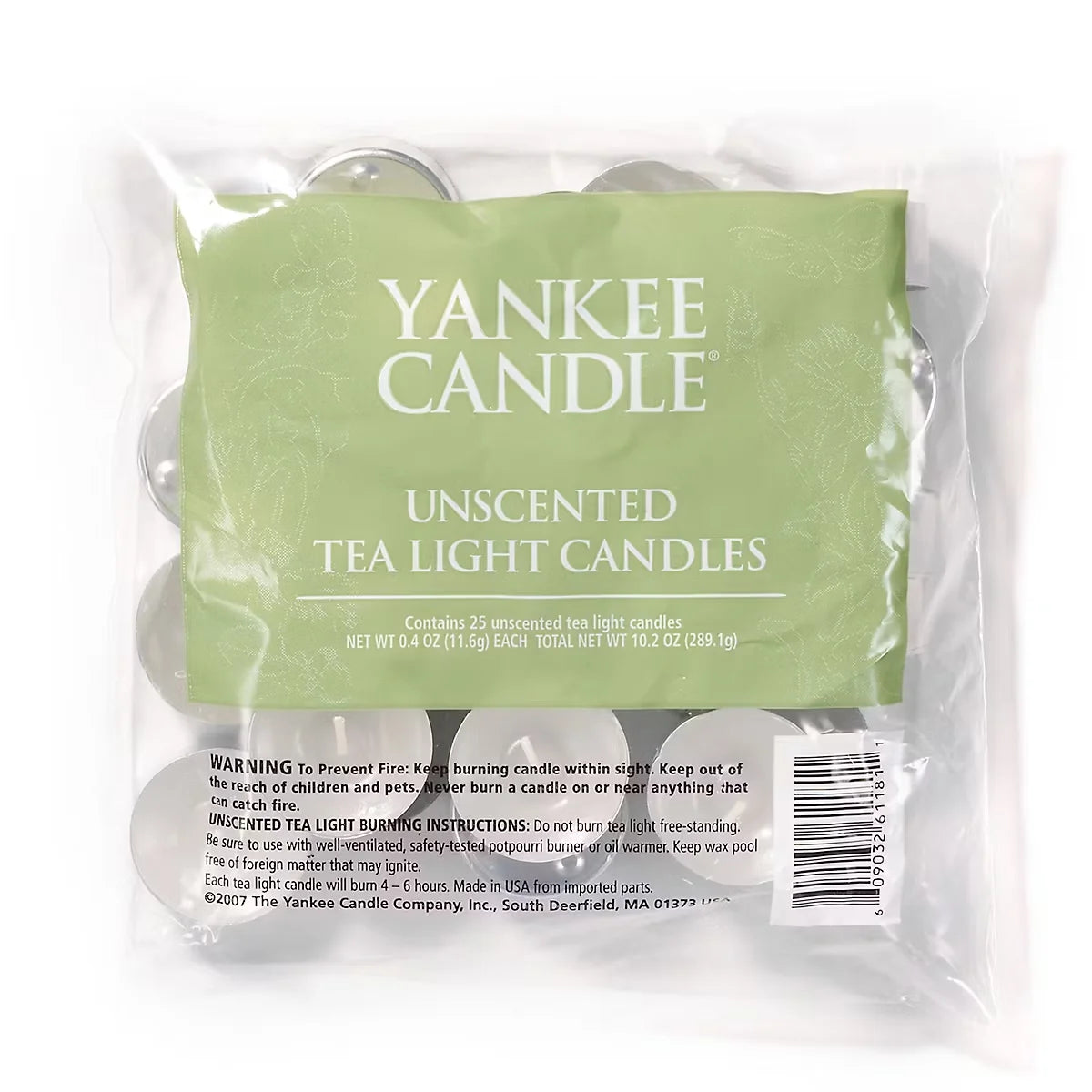 Unscented Tea Light Candles