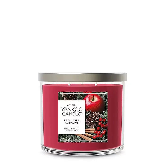 Red Apple Wreath Scented Tea Light Candles