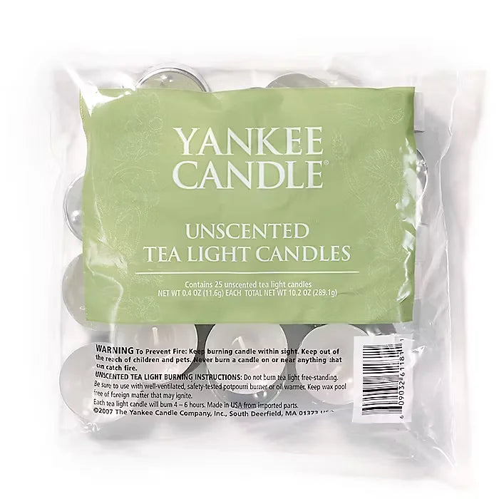 Sparkling Cinnamon Scented Tea Light Candles