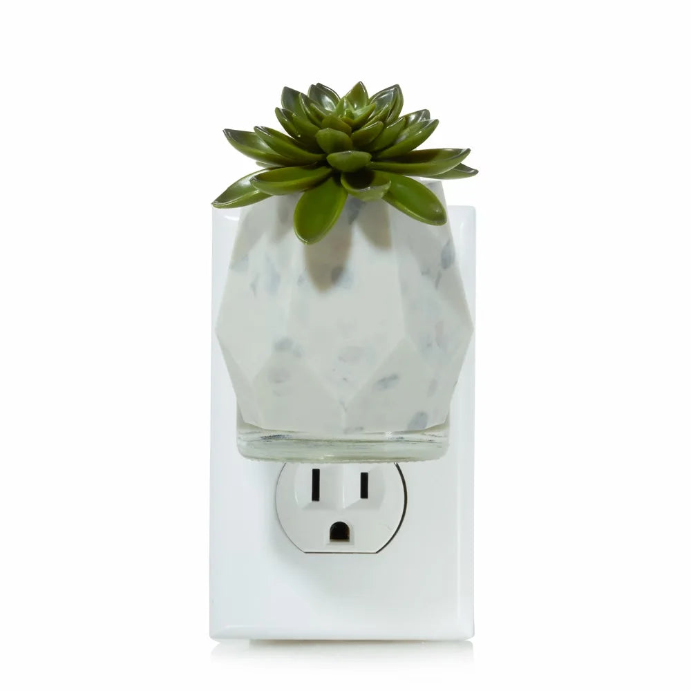 Faceted Succulent ScentPlug® Diffuser with Light