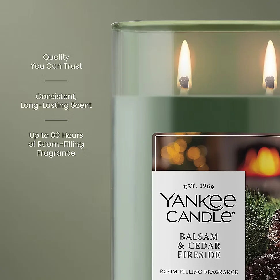 Balsam & Cedar Fireside Large Tumbler Candle