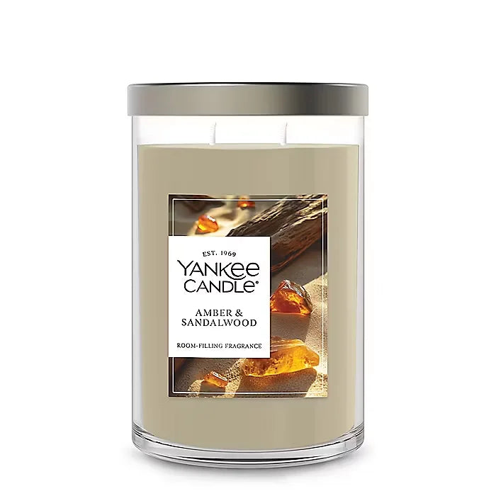 Amber & Sandalwood Scented Tea Light Candles