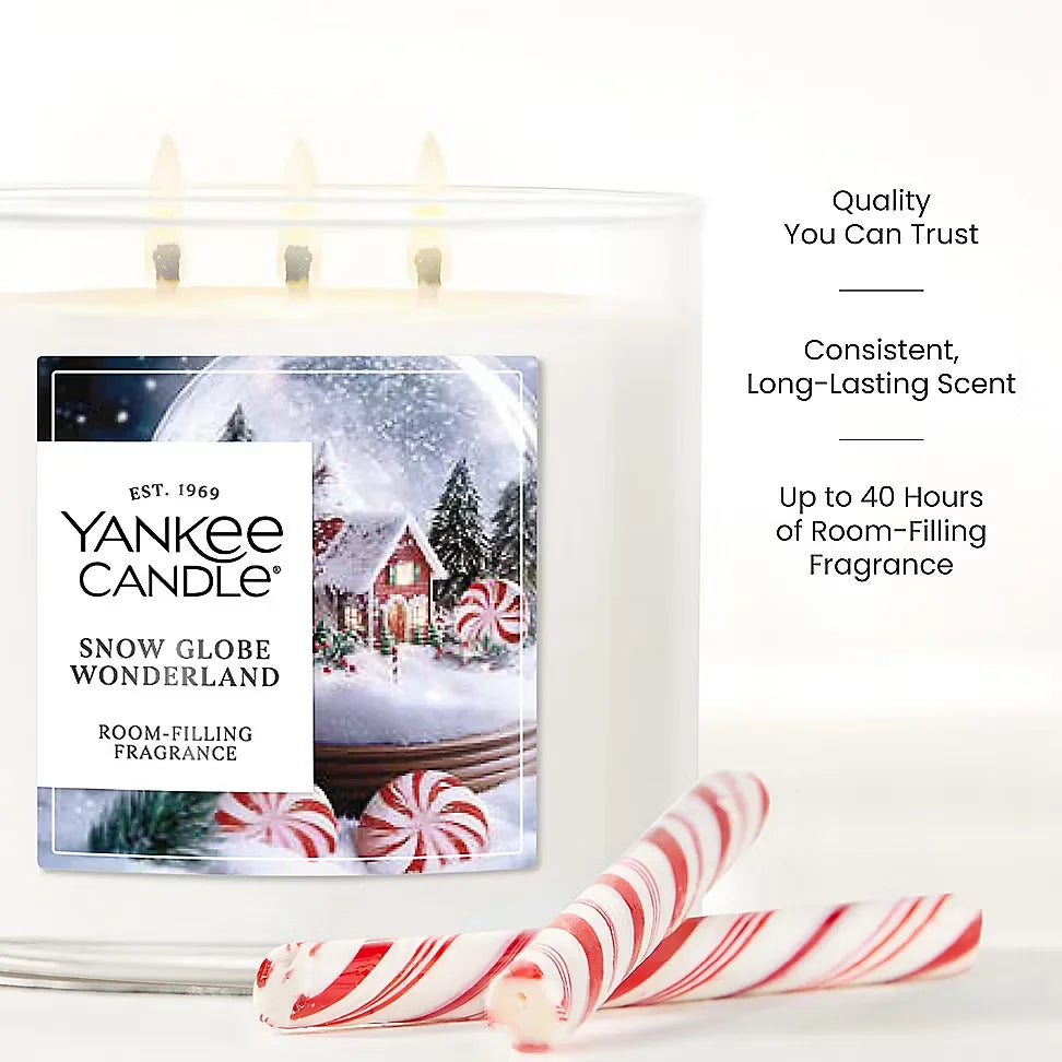 Snow Globe Wonderland 3-Wick Candle