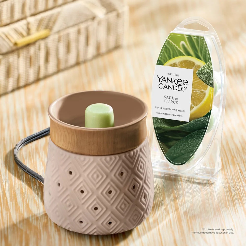 Diamond Weave Electric Wax Melt Warmer