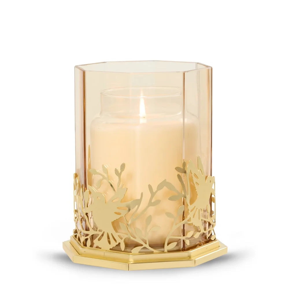 Hummingbird Jar Candle Holder
