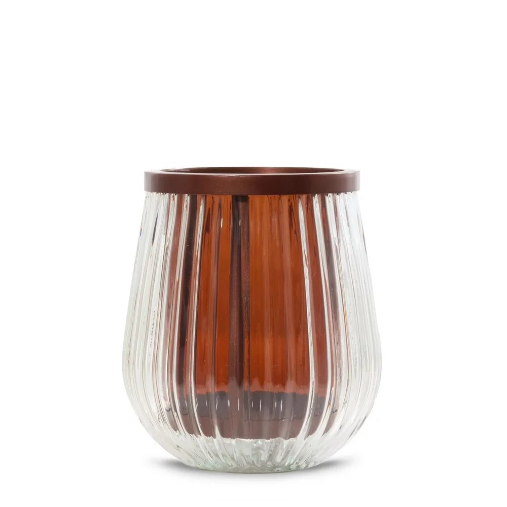 Radiant Flame Jar Candle Holder