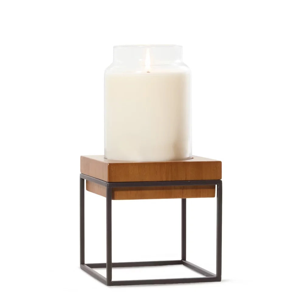 Black Edge Candle Pedestal
