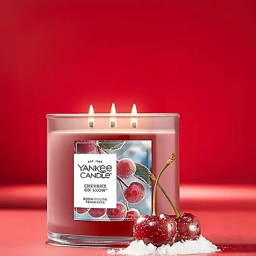 Cherries On Snow™ Small Tumbler Candle