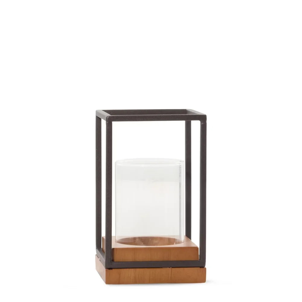Black Edge Tea Light Candle Holder