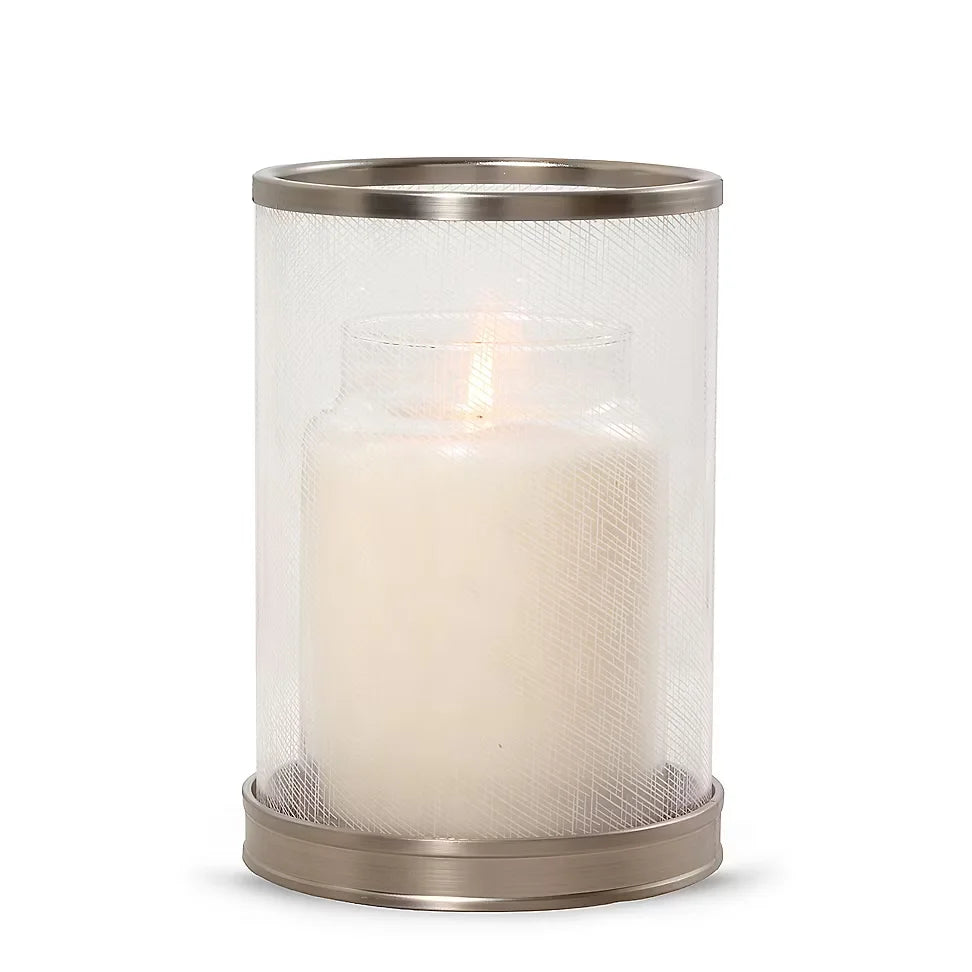 Silver Lining Jar Candle Holder