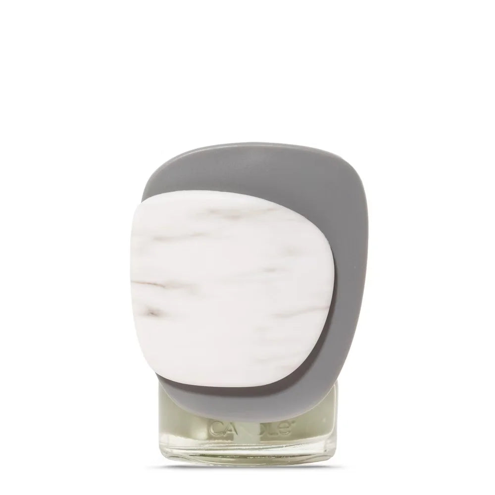 White Marble Pebble ScentPlug® Diffuser with Light