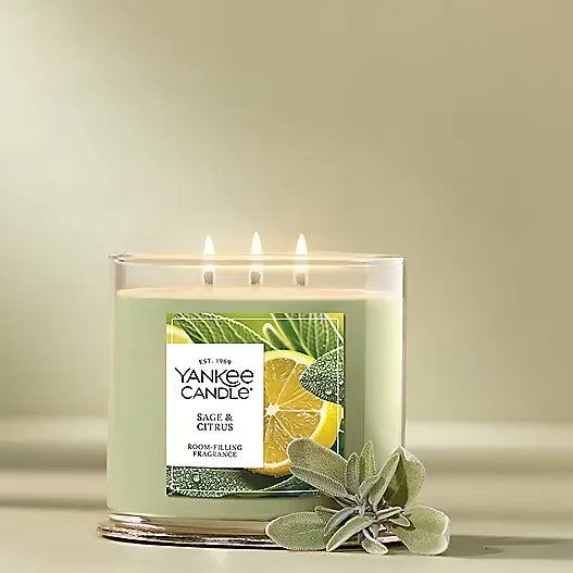 Sage & Citrus Scented Tea Light Candles