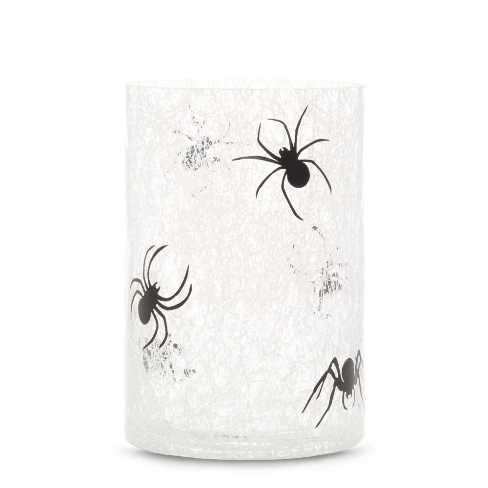 Spider Web Jar Candle Holder