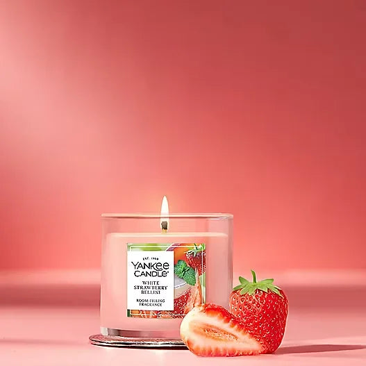 White Strawberry Bellini 3-Wick Candle