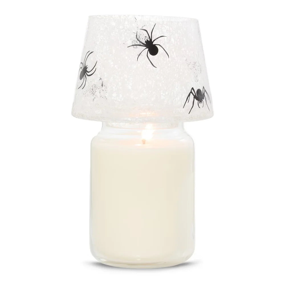 Spider Web Jar Candle Shade