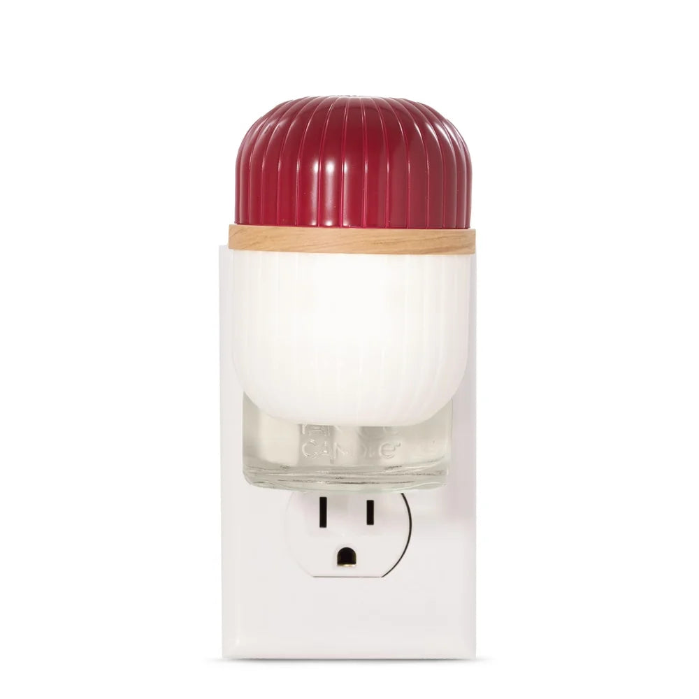 Maroon Capsule ScentPlug® Diffuser with Light