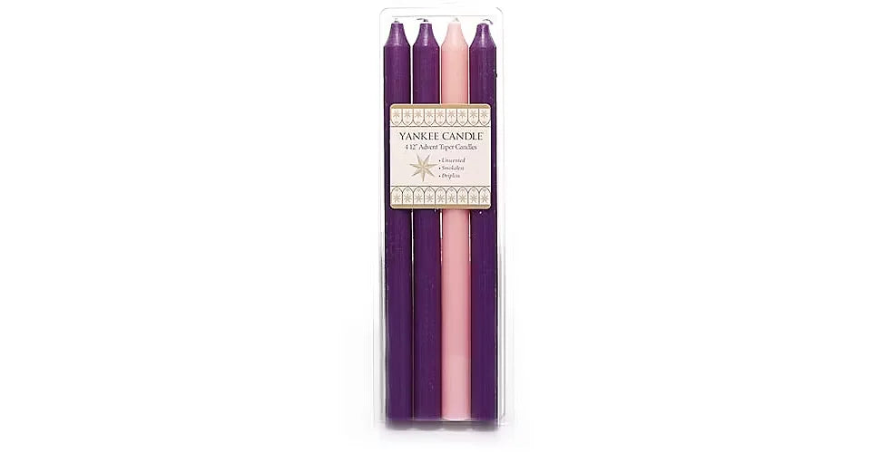 Unscented Taper Candles